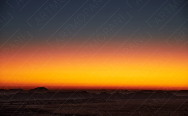 dawn colours over the Karoo landscape