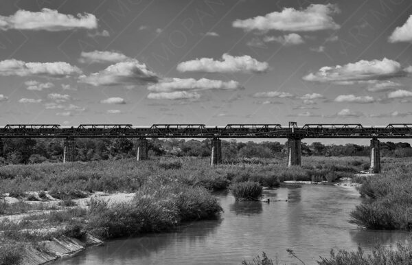train bridge on the Sabie river