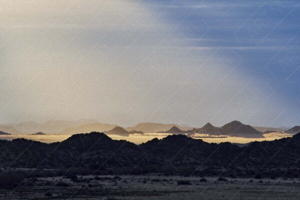 landscape with hills and plains